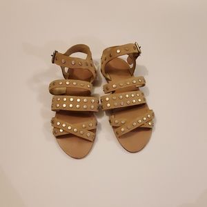 Loeffler randall suede studded Karin sandal 7m5